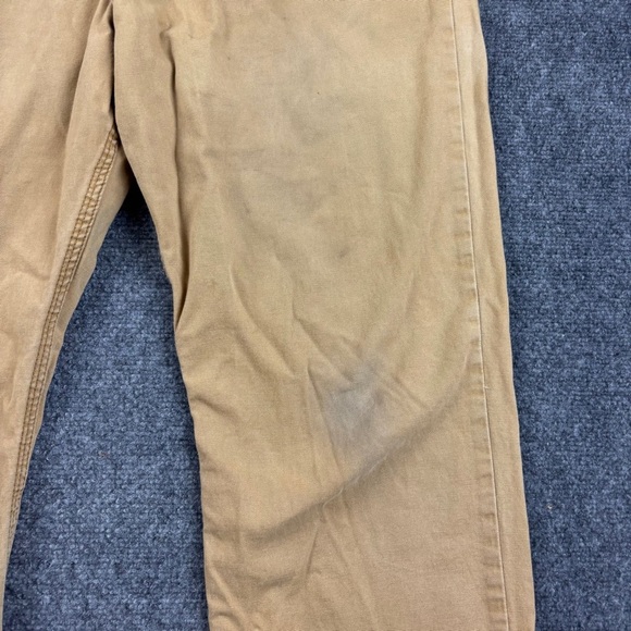 CARHARTT Men’s Relaxed Fit Rugged Canvas Work Utility Pants Hickory Camel  36x30 - Picture 3 of 8
